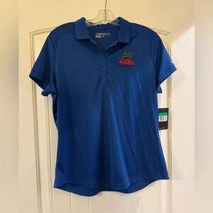 NikeGolf Women's Royal Blue Button Down Shirt